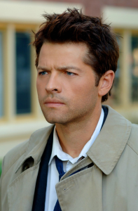 Season 4 Castiel. With tie and swoon inducing hair.