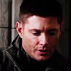 SPN Dean cry gif